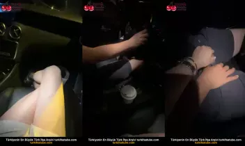 Merve Hanım Araba İçinde Kölesi Sıkınca Sakso Yaptı
